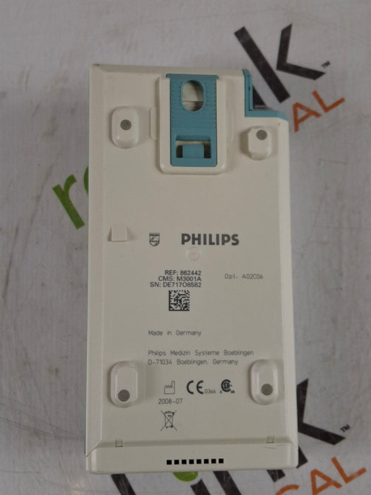 Philips M3001A-A02C06 OxiMax SpO2, NIBP, ECG, Temp, IBP MMS Module