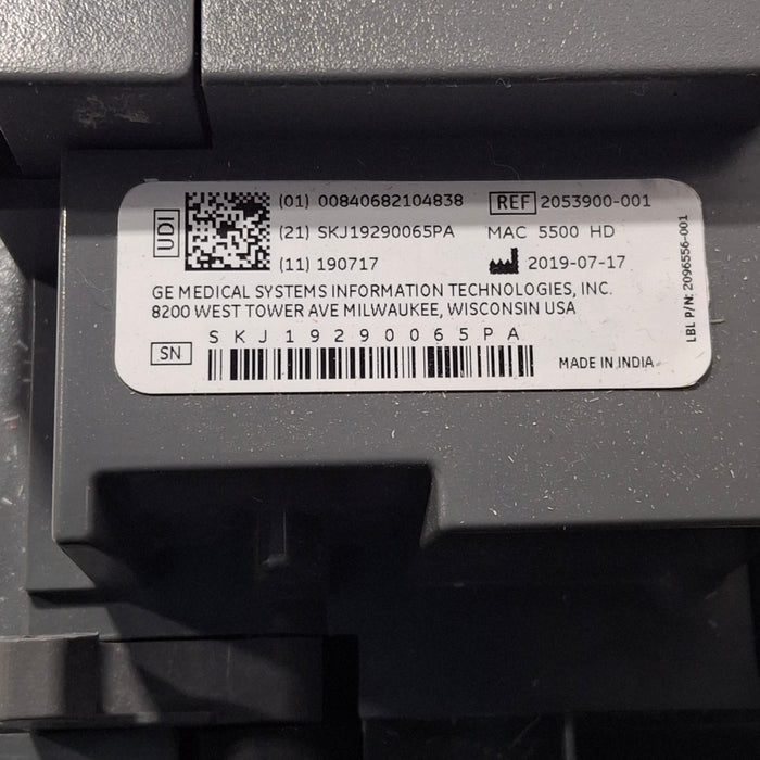 GE Healthcare MAC 5500 HD ECG without CAM Module