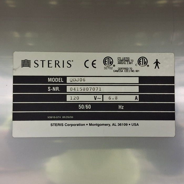 Steris QDJ06 Warming Cabinet