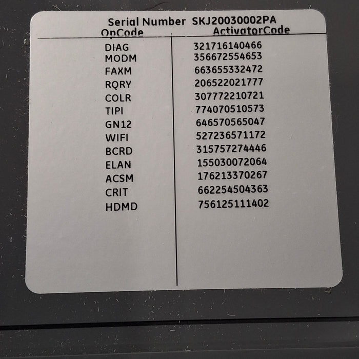 GE Healthcare MAC 5500 HD ECG without CAM Module