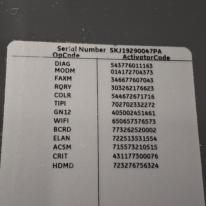 GE Healthcare MAC 5500 HD ECG without CAM Module