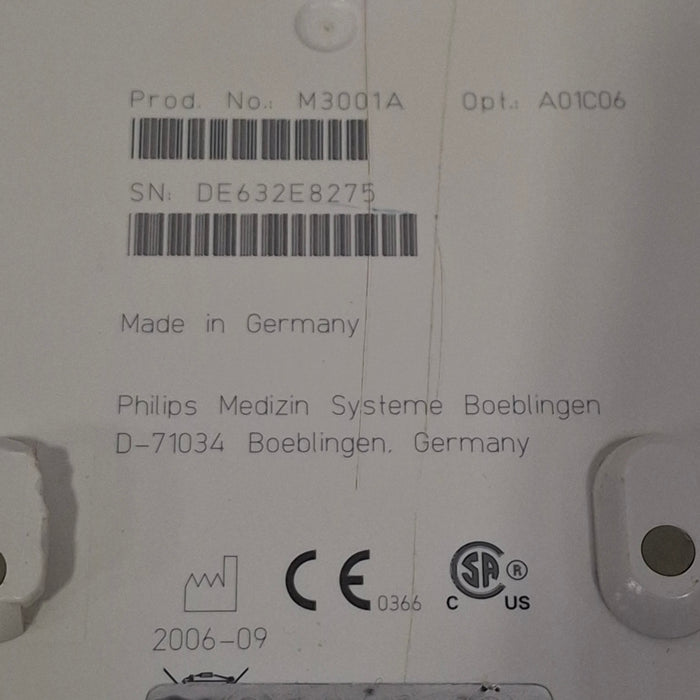 Philips M3001A-A01C06 Fast SpO2, NIBP, ECG, Temp, IBP MMS Module