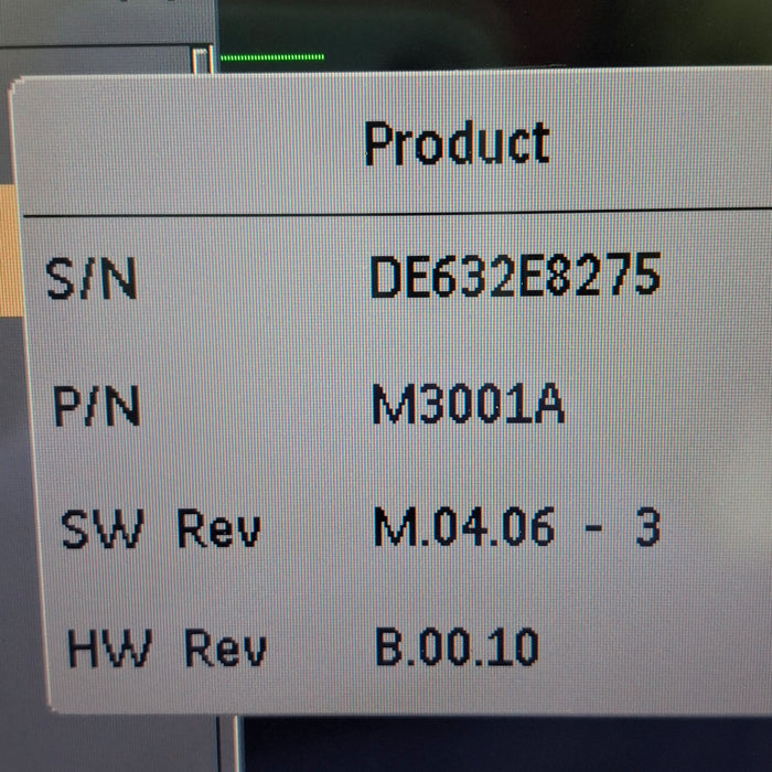 Philips M3001A-A01C06 Fast SpO2, NIBP, ECG, Temp, IBP MMS Module