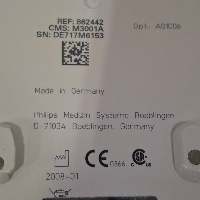 Philips M3001A-A01C06 Fast SpO2, NIBP, ECG, Temp, IBP MMS Module