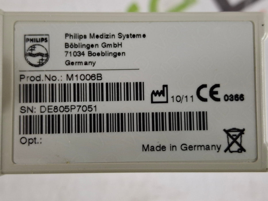 Philips M1006B Single Parameter IBP Module