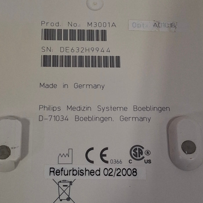 Philips M3001A-A01C18 Fast SpO2, NIBP, 12 lead ECG, Temp, IBP MMS Module