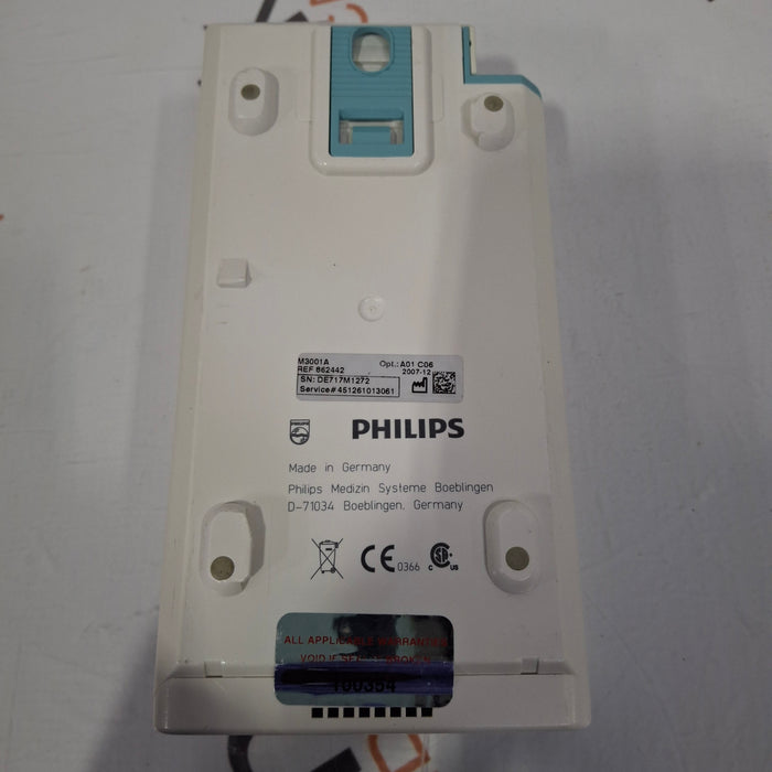 Philips M3001A-A01C06 Fast SpO2, NIBP, ECG, Temp, IBP MMS Module