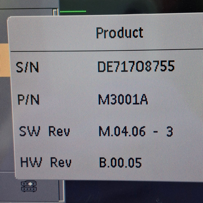 Philips M3001A-A01 Fast SpO2, NIBP, ECG MMS Module