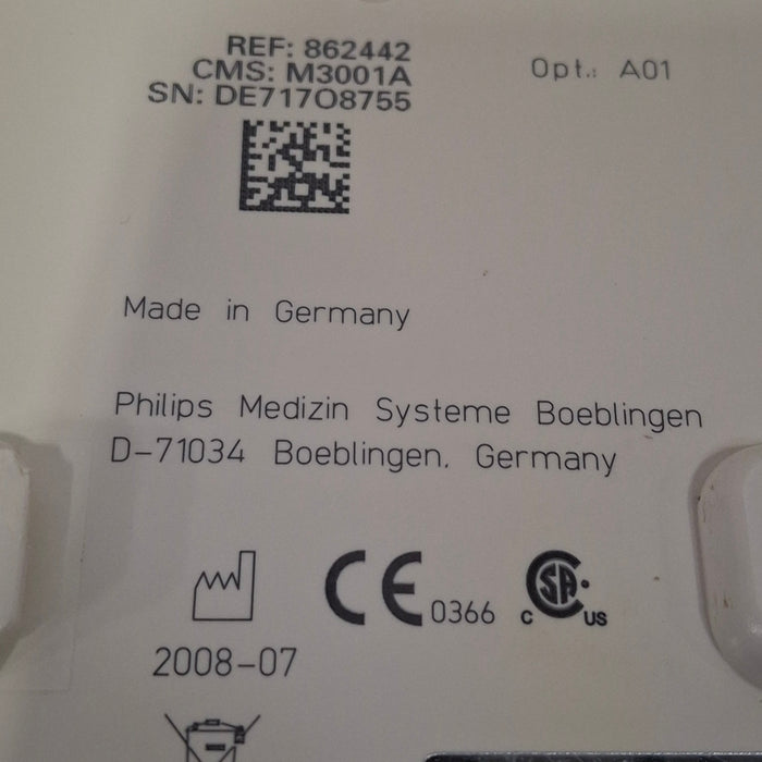 Philips M3001A-A01 Fast SpO2, NIBP, ECG MMS Module