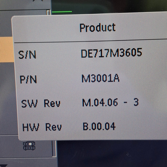 Philips M3001A-A01C06 Fast SpO2, NIBP, ECG, Temp, IBP MMS Module