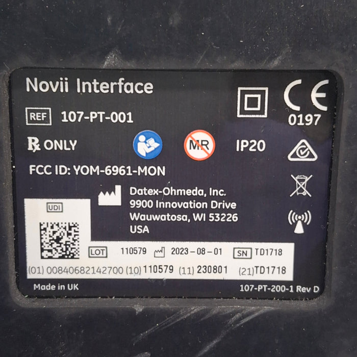 Monica Healthcare Limited 107-PT-001 Fetal Monitor