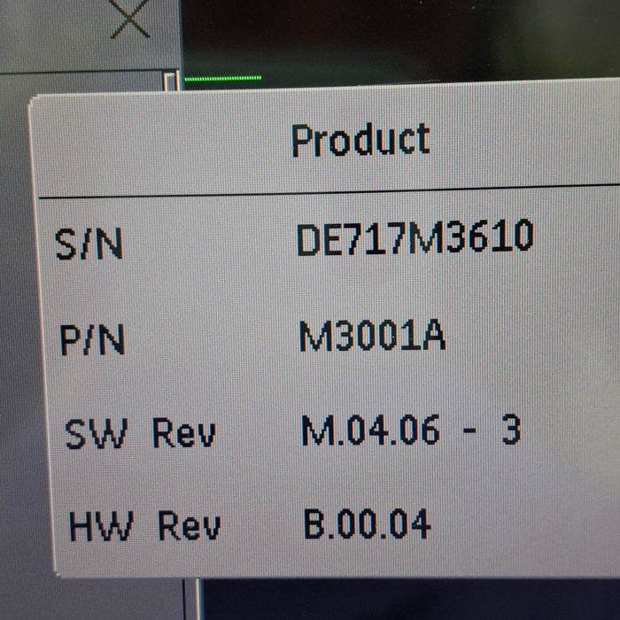 Philips M3001A-A01C06 Fast SpO2, NIBP, ECG, Temp, IBP MMS Module