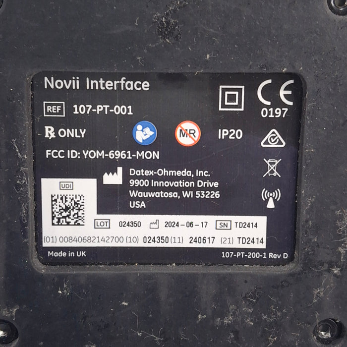 Monica Healthcare Limited 107-PT-001 Fetal Monitor