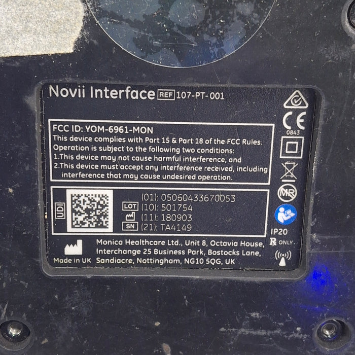 Monica Healthcare Limited 107-PT-001 Fetal Monitor