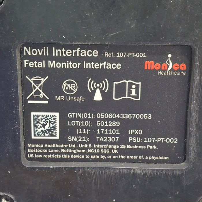 Monica Healthcare Limited 107-PT-001 Fetal Monitor