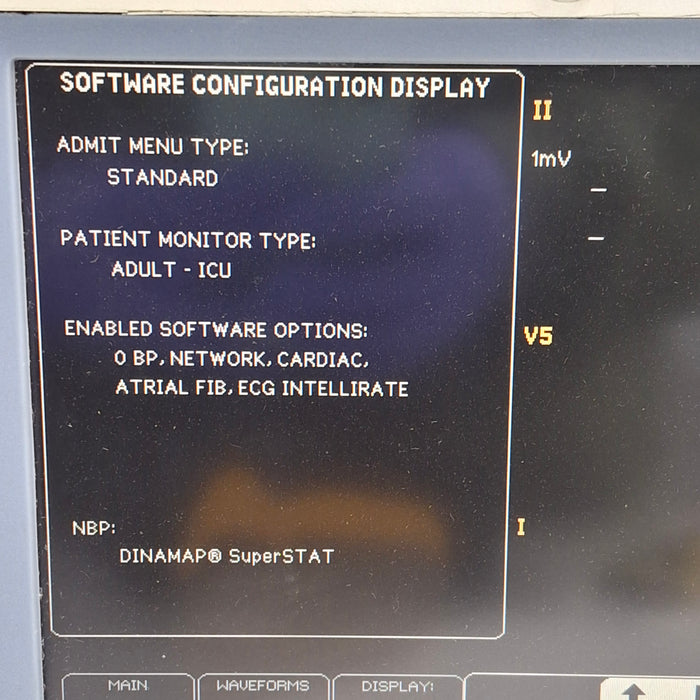 GE Healthcare Dash 4000 - Masimo SpO2 Patient Monitor