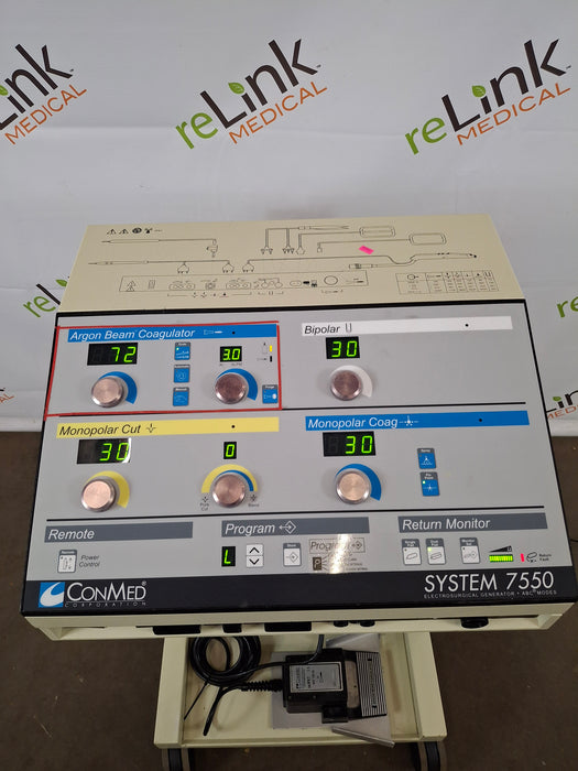 ConMed 7550 Electrosurgical Generator