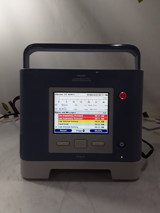 Respironics Trilogy 202 Ventilator