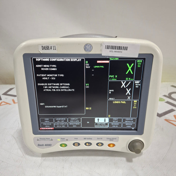 GE Healthcare Dash 4000 - GE/Nellcor SpO2 Patient Monitor