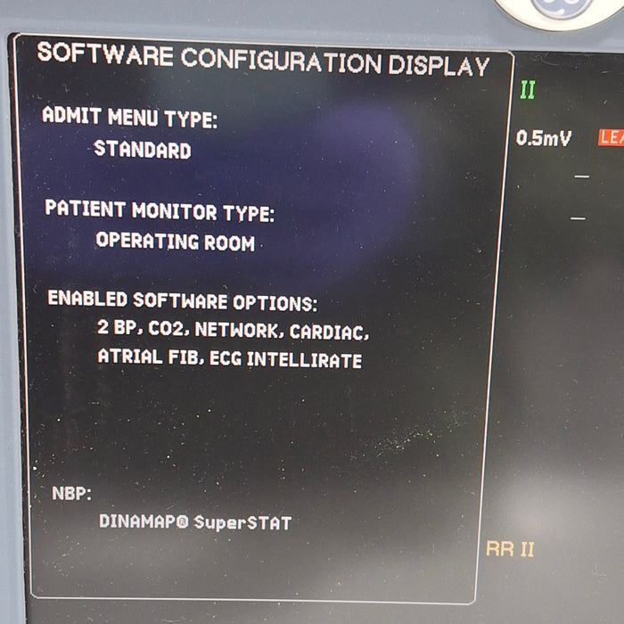 GE Healthcare Dash 5000 - GE/Nellcor SpO2 Patient Monitor