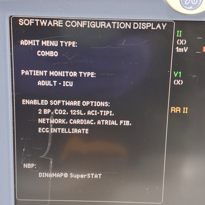 GE Healthcare Dash 5000 - GE/Nellcor SpO2 Patient Monitor