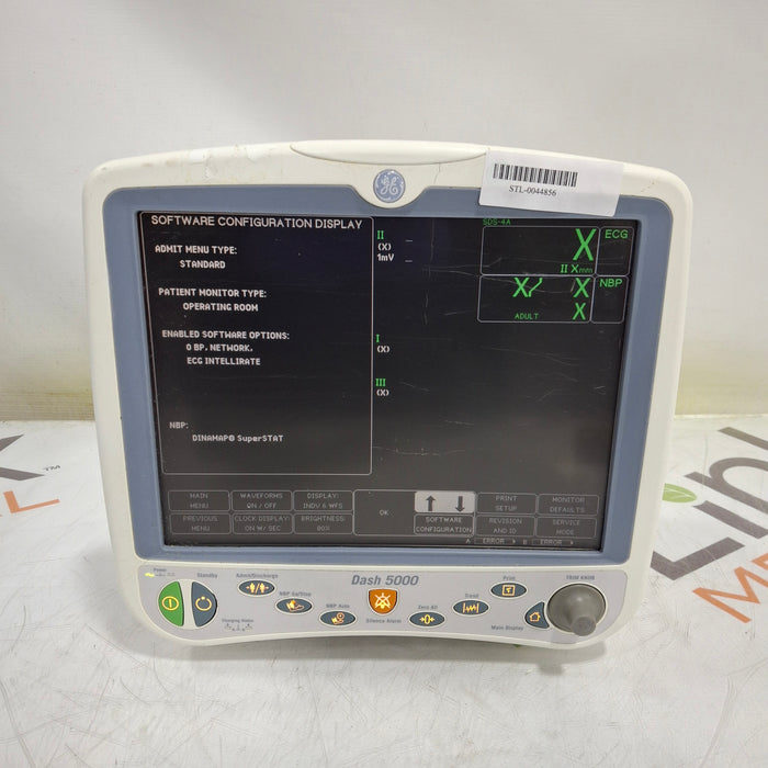 GE Healthcare Dash 5000 - GE/Nellcor SpO2 Patient Monitor