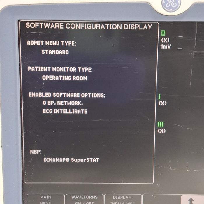 GE Healthcare Dash 5000 - GE/Nellcor SpO2 Patient Monitor