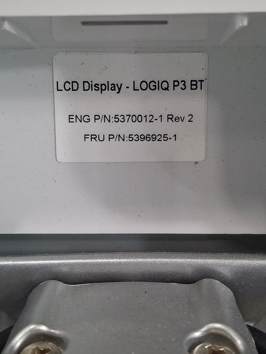 GE Healthcare Logiq P3 Expert Ultrasound