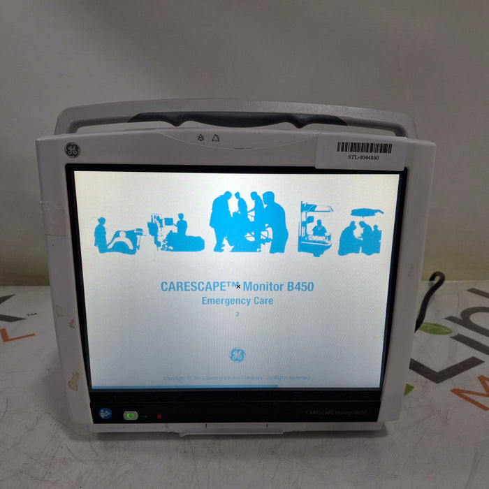 GE Healthcare Carescape B450 Emergency Care Patient Monitor
