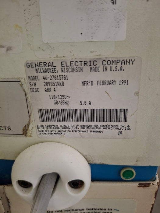 GE Healthcare AMX 4 Portable X-Ray