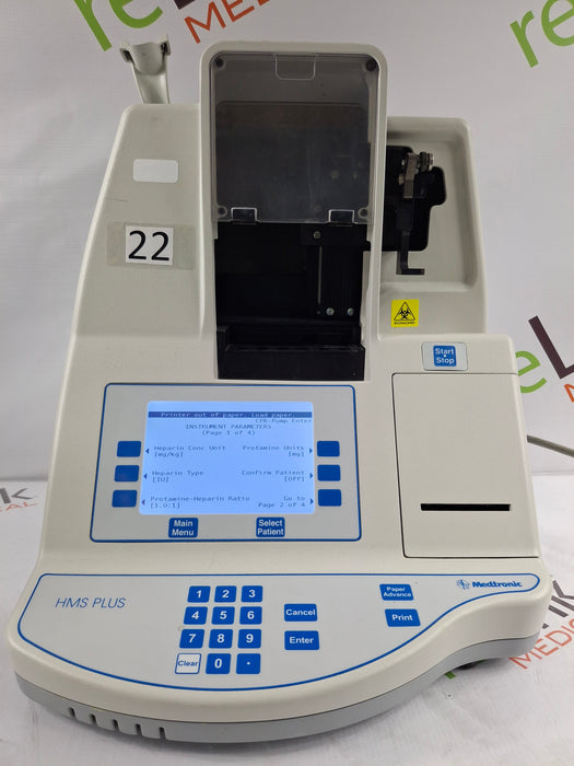 Medtronic Hepcon HMS Plus Coagulation Analyzer