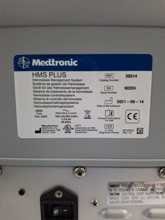Medtronic Hepcon HMS Plus Coagulation Analyzer
