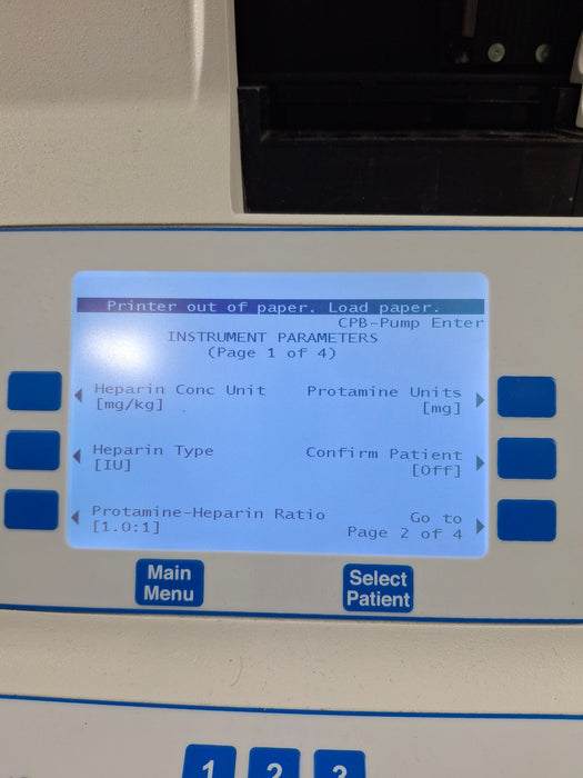 Medtronic Hepcon HMS Plus Coagulation Analyzer
