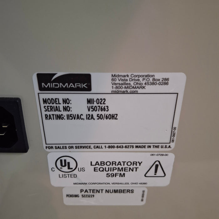 Midmark M11-022 UltraClave Autoclave Sterilizer