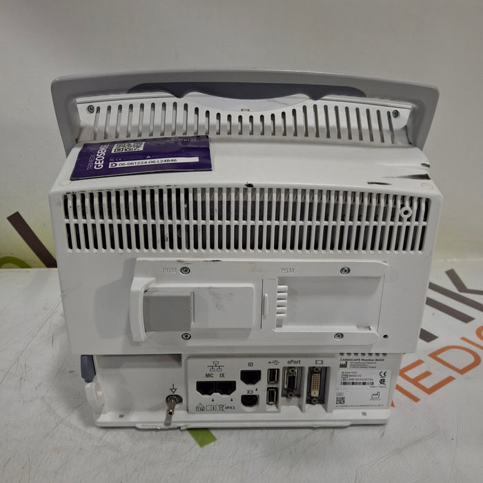 GE Healthcare Carescape B450 Emergency Care Patient Monitor