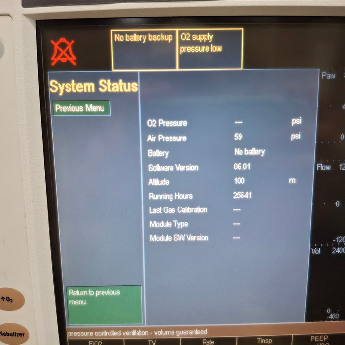 GE Healthcare Engstrom Carestation Ventilator