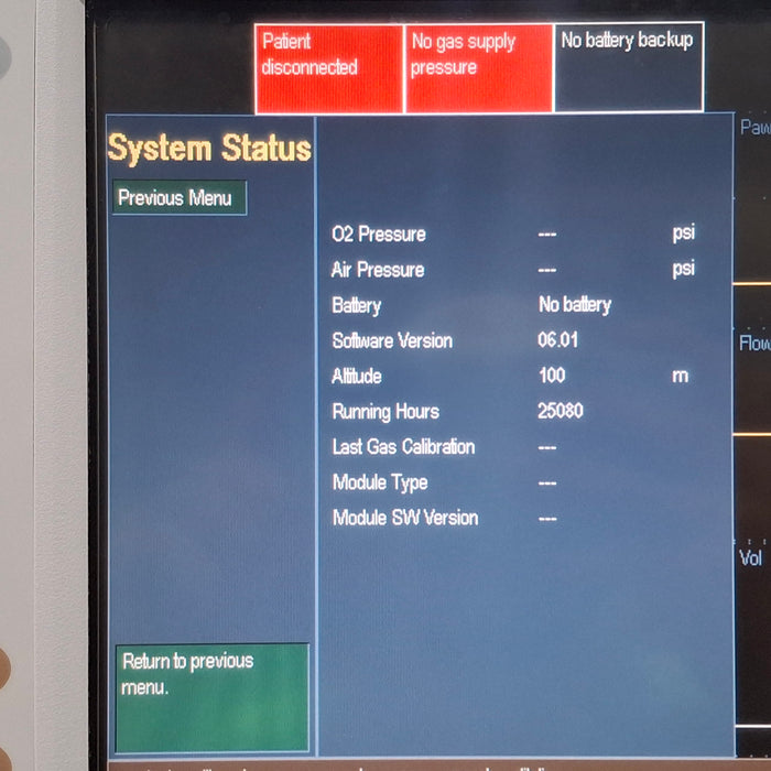 GE Healthcare Engstrom Carestation Ventilator