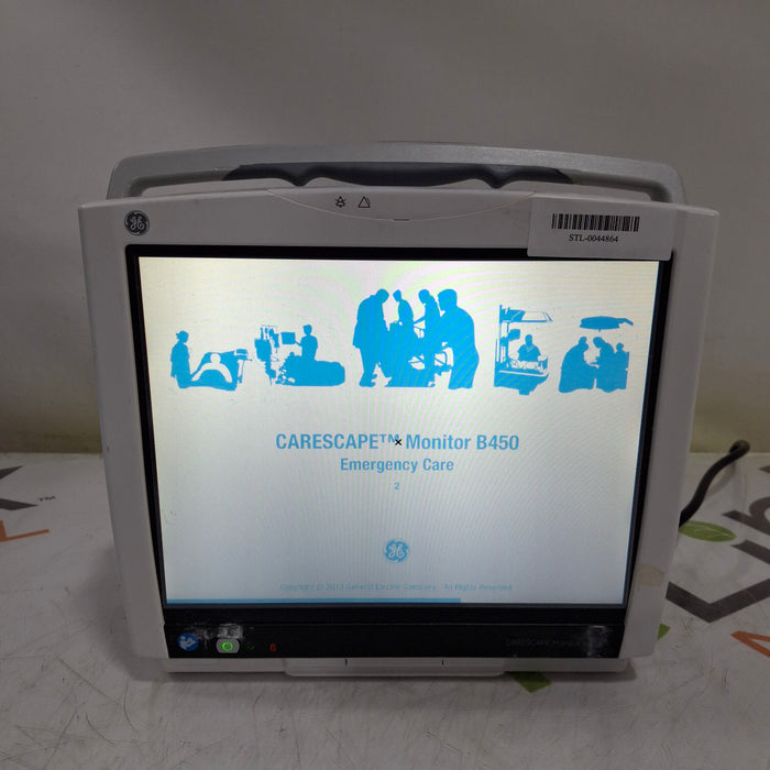 GE Healthcare Carescape B450 Emergency Care Patient Monitor