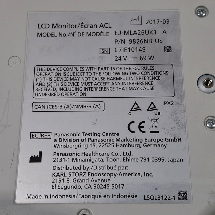 Karl Storz EJ-MLA26UK1 26" LED Surgical Display