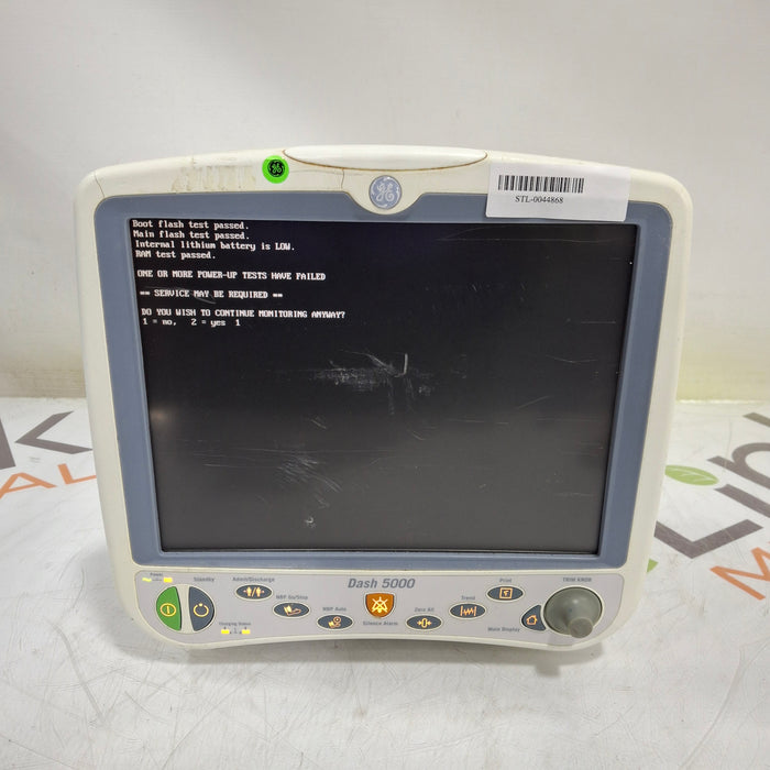 GE Healthcare Dash 5000 - GE/Nellcor SpO2 Patient Monitor