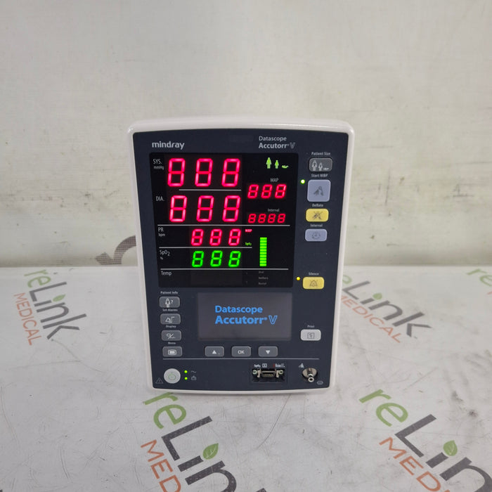 Mindray Datascope Accutorr V Vital Signs Monitor