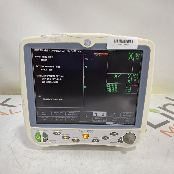 GE Healthcare Dash 5000 - GE/Nellcor SpO2 Patient Monitor