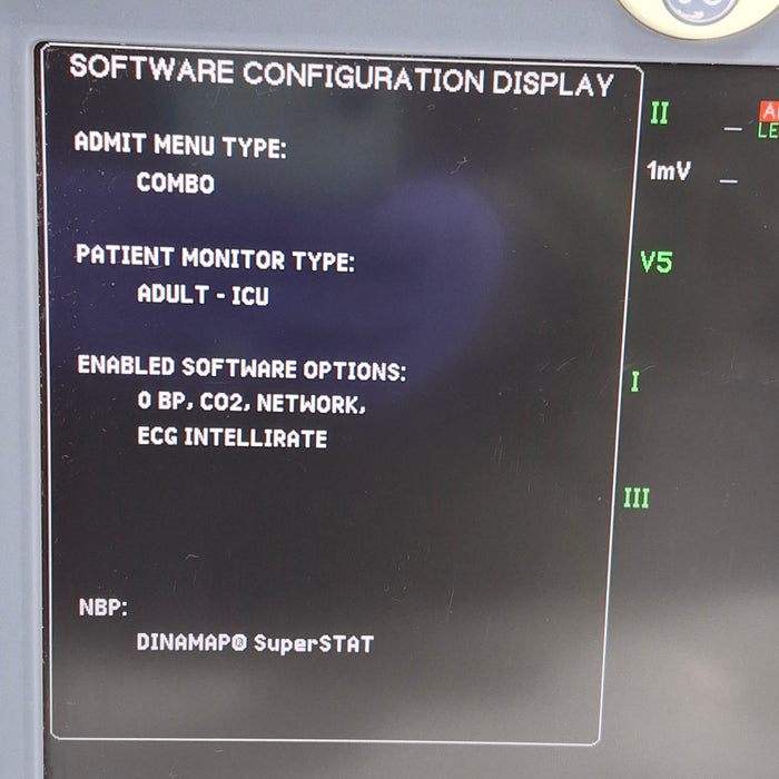 GE Healthcare Dash 5000 - GE/Nellcor SpO2 Patient Monitor