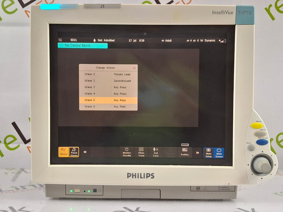 Philips IntelliVue MP70 Patient Monitor