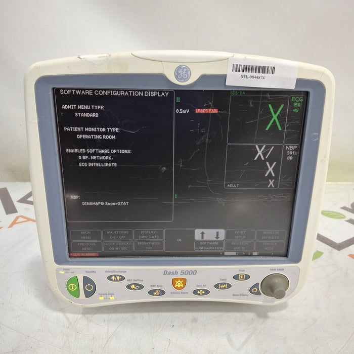 GE Healthcare Dash 5000 - GE/Nellcor SpO2 Patient Monitor