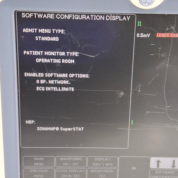 GE Healthcare Dash 5000 - GE/Nellcor SpO2 Patient Monitor