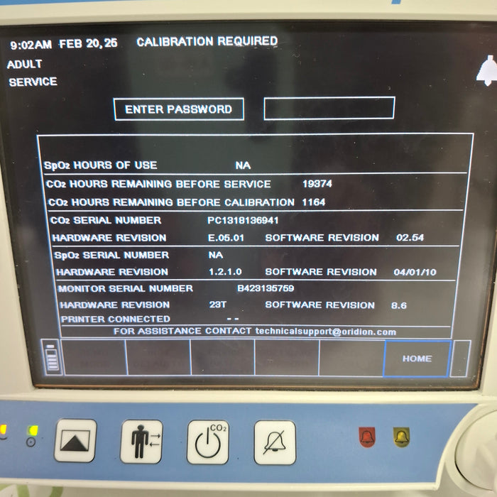 Oridion Capnostream 20 Capnography Monitor