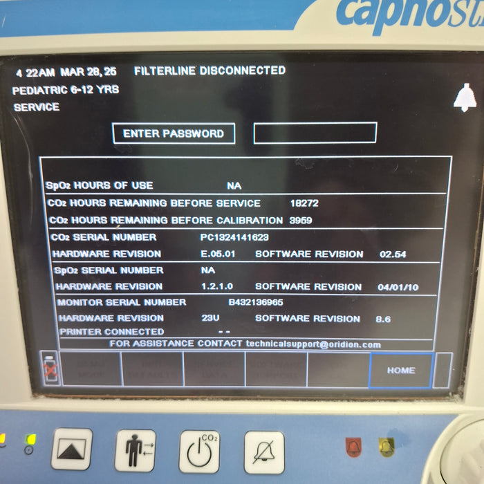 Oridion Capnostream 20 Capnography Monitor