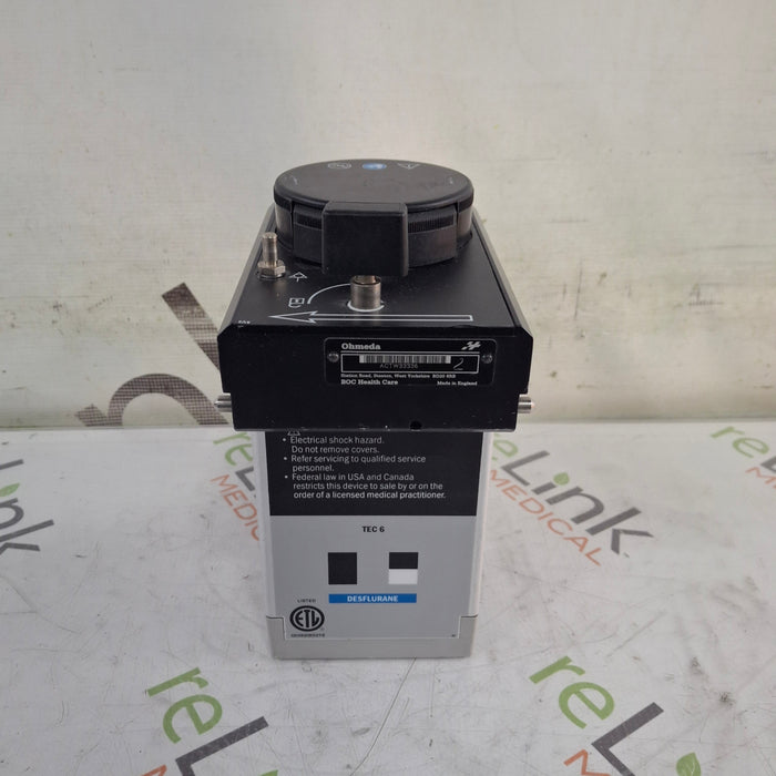 Datex-Ohmeda Tec 6 Plus Desflurane Vaporizer