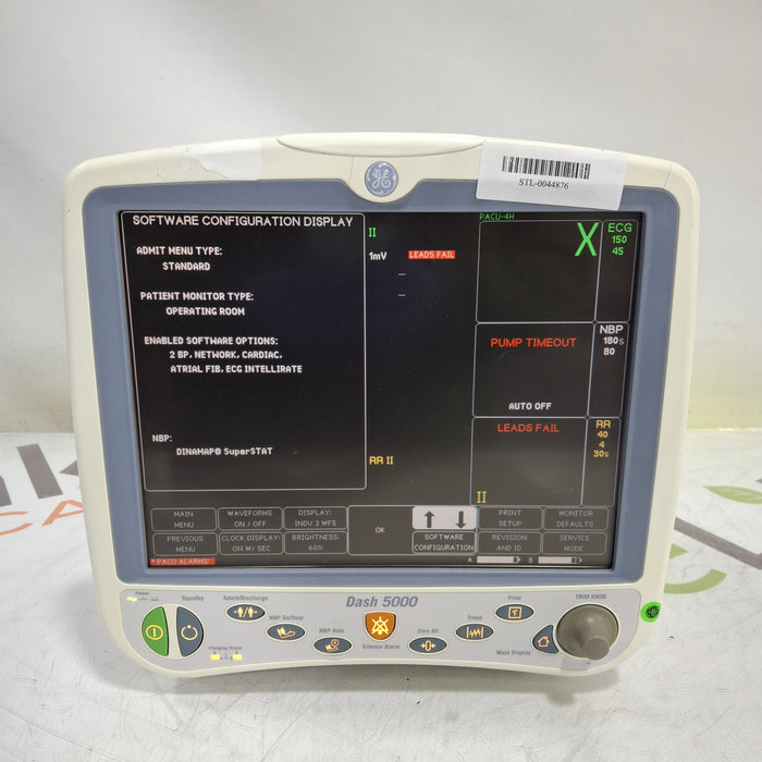 GE Healthcare Dash 5000 - GE/Nellcor SpO2 Patient Monitor